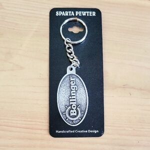 Bollinger Sparta Pewter Keychain